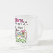2. Kitten Geburtstagsgeschenke und Geschenke Mattglastasse (VorderseiteRechts)