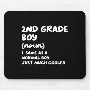 2. Klasse Boy Definition Spaß zurück zum Studium Mousepad