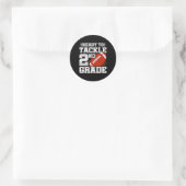 2. Klasse - Erster Schultag - 2. Gr Runder Aufkleber (Tasche)