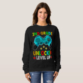 2. Klasse freigeschaltet Level Up mit Spielcontrol Sweatshirt (Vorne ganz)
