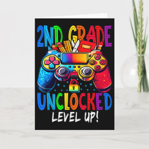 2. Klasse freigeschaltet Level Up Videospieler Ck Karte
