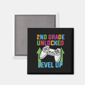 2. Klasse freigeschaltet Level Up Videospieler Jun Magnet (Vorderseite/Rückseite)