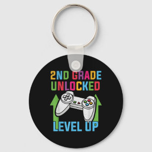 2. Klasse freigeschaltet Level Up Videospieler Jun Schlüsselanhänger