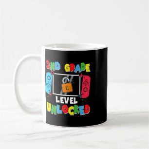 2. Klasse freigeschaltet Zurück zur Schule Erster Kaffeetasse