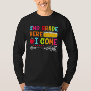 2. Klasse hier komme ich Glücklicher erster Schult T-Shirt
