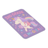 2. Klasse ist magisch zurück zur Schule Einhorn Magnet (Rechte Seite)