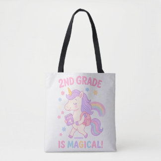 2. Klasse ist magisch zurück zur Schule Einhorn Tasche