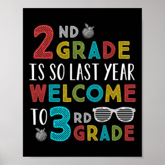 2. Klasse ist so im letzten Jahr willkommen bei de Poster