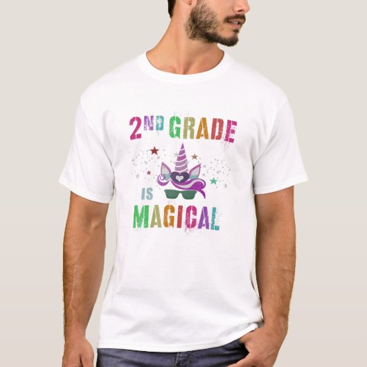 2. Klasse Kinder Lehrer 2. Klasse ist MAGICAL I' T-Shirt (Vorderseite)