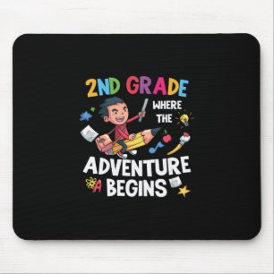 2. Klasse Lehrer 2. Klasse Abenteuer beginnt Mousepad