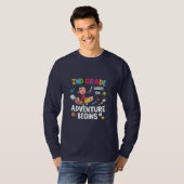 2. Klasse Lehrer 2. Klasse Abenteuer beginnt T-Shirt (Vorne ganz)