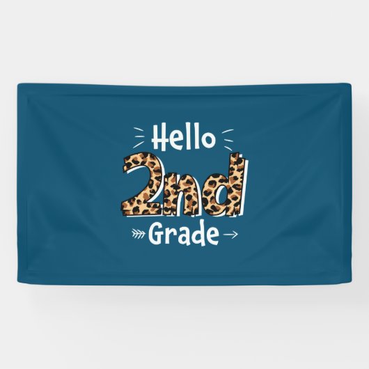 2. Klasse Lehrer Hallo Leopard 2. Klasse Banner (Horizontal)