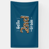 2. Klasse Lehrer Hallo Leopard 2. Klasse Banner (Vertikal)