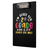 2. Klasse Lehrer Ich bin bereit für 2. Klasse Klemmbrett (Links)