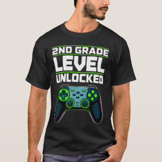 2. Klasse Level freigeschaltete Spielecontroller Z T-Shirt