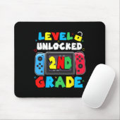 2. Klasse Level freigeschalteter Videospieler Jung Mousepad (Mit Mouse)