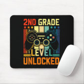 2. Klasse Level freigeschaltetes Videospiel Zurück Mousepad (Mit Mouse)