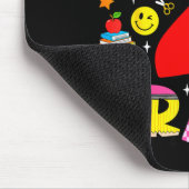 2. Klasse Retro-bunt zurück zur Schule Mousepad (Ecke)