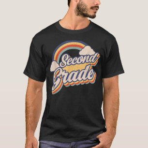 2. Klasse Retro Girls Boys Teacher Team 2. Gra T-Shirt