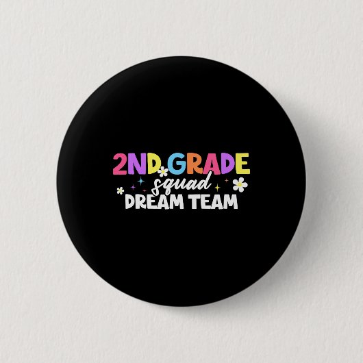 2. Klasse Squad Dream Team Lehrer Schüler Ck Zur S Button (Vorderseite)