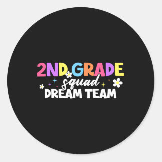 2. Klasse Squad Dream Team Lehrer Schüler Ck Zur S Runder Aufkleber