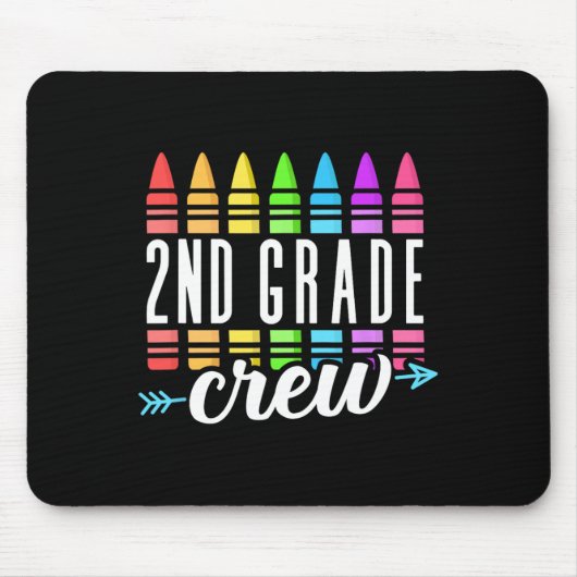 2. Klasse Squad Lehrer Team Zweite Klasse Rocks Ki Mousepad (Vorne)