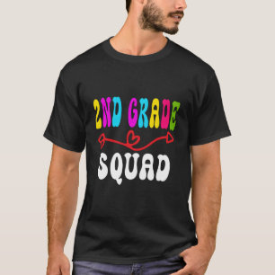 2. Klasse Squad zurück zur Schule zweite Klasse Te T-Shirt