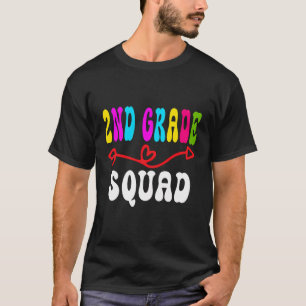 2. Klasse Squad zurück zur Schule zweite Klasse Te T-Shirt