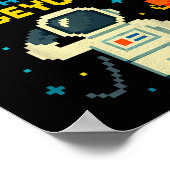 2. Klasse und weiter als Astronaut Space Boys Game Poster (Ecke)