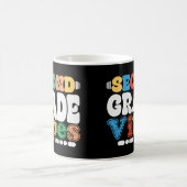 2. Klasse Vibes Funny Back To School Groovy Kaffeetasse (Mittel)