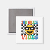 2. Klasse Vibes Lehrer und Schüler der zweiten Kla Magnet (Vorderseite/Rückseite)