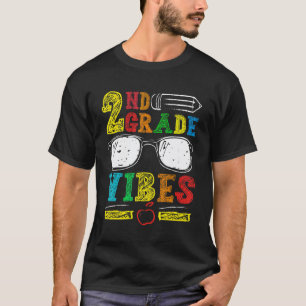 2. Klasse Vibes Zweite Klasse Erster Schultag T T-Shirt