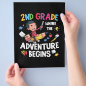 2. Klasse: Wo das Abenteuer beginnt Flyer (Hand)