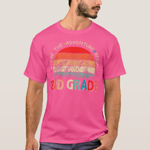 2. Klasse, wo das Abenteuer beginnt Lehrer Vinta T-Shirt