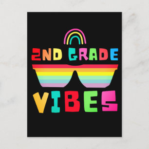 2. Klasse zurück zum Lehrer und Student Postkarte