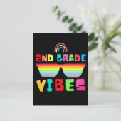 2. Klasse zurück zum Lehrer und Student Postkarte (Stehend Vorderseite)