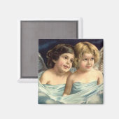 2 kleine Engel in blau vergewaltigt - Magnet (Vorderseite/Rückseite)