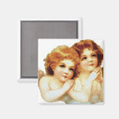 2 Kleine Engel Praying - Magnet (Vorderseite/Rückseite)