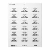 2 Kobras Adressaufkleber (Vorne)