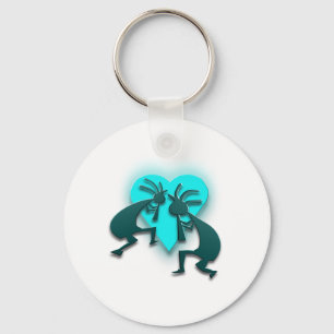 2 Kokopelli #54 Schlüsselanhänger
