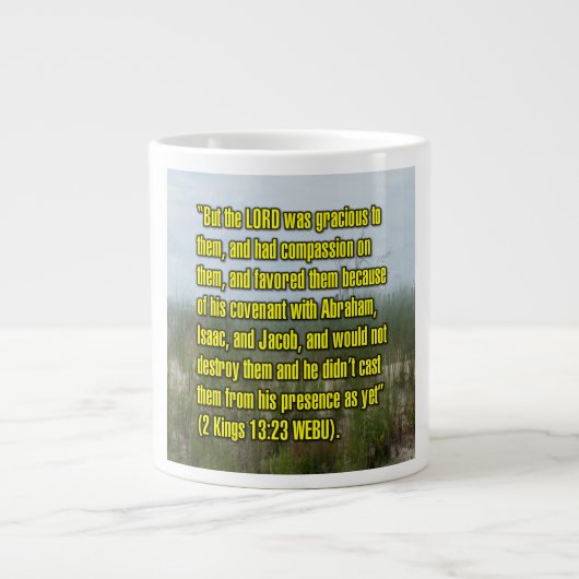 2 Könige 13:23 WEBU Tasse (Vorderseite)