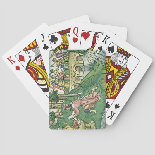 2 Könige 16 9-16 Das Volk von Damaskus wird c Spielkarten (Rückseite)