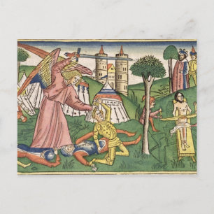 2 Könige 19 35-37 Gottes Rache an Assyria, von Postkarte