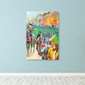 2 Könige 25 Judah Gefangen zur Babylon-Leinwand Leinwanddruck (Insitu (Holzboden))