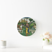 2 Könige 5 14 die Reinigung von Naaman, vom 'NU Runde Wanduhr (Zuhause)