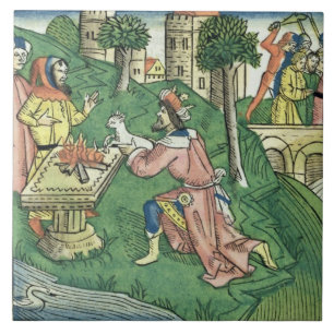 2 Königen 16 9-16 die Leute von Damaskus werden c Fliese