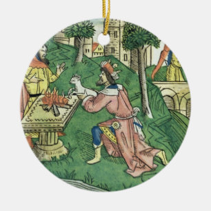 2 Königen 16 9-16 die Leute von Damaskus werden c Keramikornament