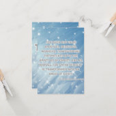 2 Korinthen 11:13-14 Bibelverse Pic Gruß Karte (Vorderseite/Rückseite Beispiel)