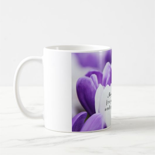 2 Korinthen 12:9 Mein Grace ist ausreichend für Si Kaffeetasse (Links)