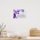 2 Korinthen 12:9 Mein Grace ist ausreichend für Si Poster (Küche)